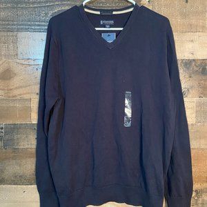 Stafford Signature 100% Pima Cotton V-Neck Lightweight Men's Sweater Size M NWT